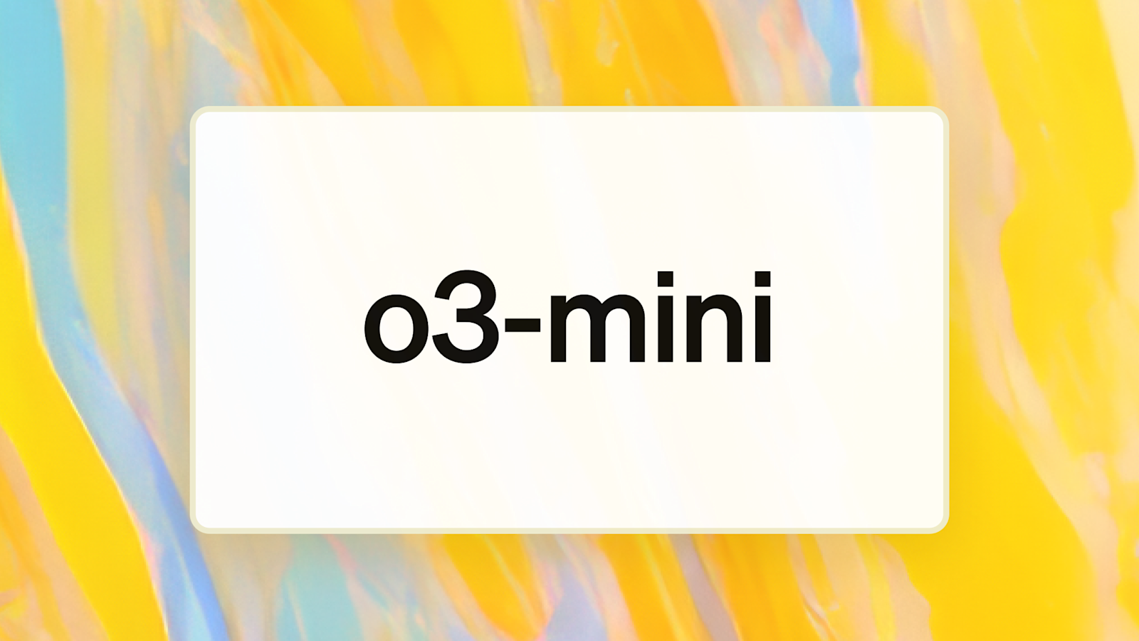 OpenAI发布o3-mini：ARC-AGI达87.5%，首个支持函数调用的推理模型
