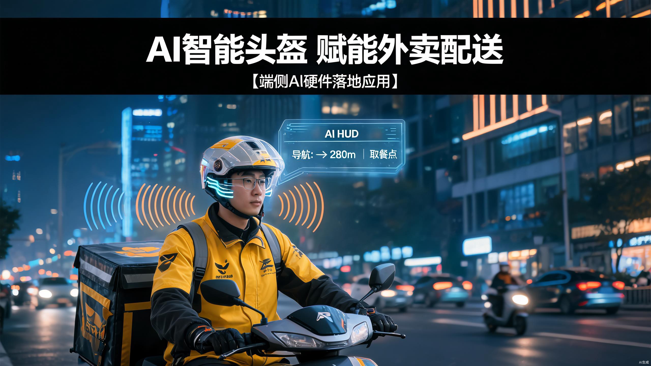 京东外卖推出AI智能头盔，首批免费配发全职骑手