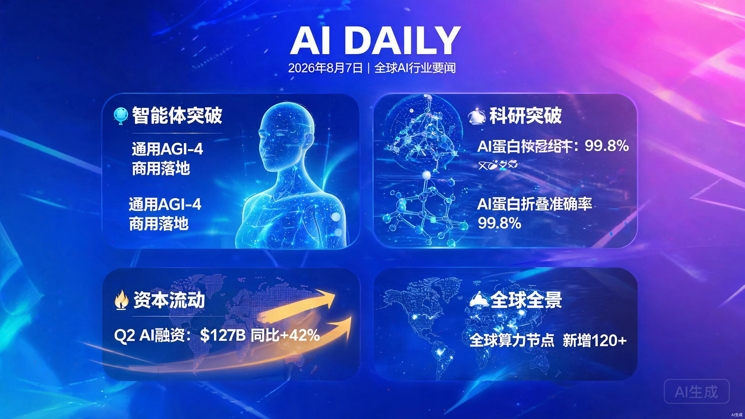 AI日报 2026-08-07（最终版）：OpenAI三连发震撼行业、ChatGPT全面免费+Astra多智能体将至+首款硬件曝光、Grok 4.6今日发布、AI智能体安全引全球关注